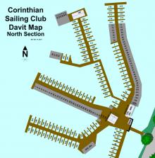 CSC North Davit Map