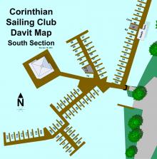 CSC South Davit Map